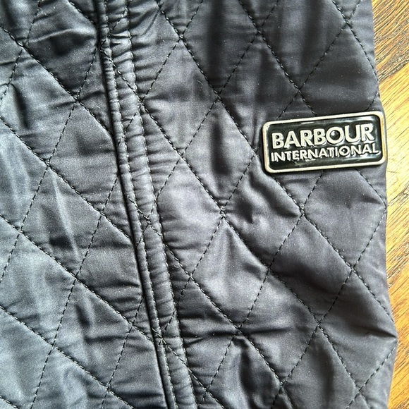 Barbour Polarquilt Jacket Navy size 6 - Picture 3 of 7